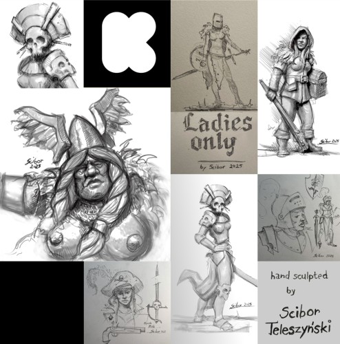 Goblins - hand sculpted miniatures by Scibor Teleszynski