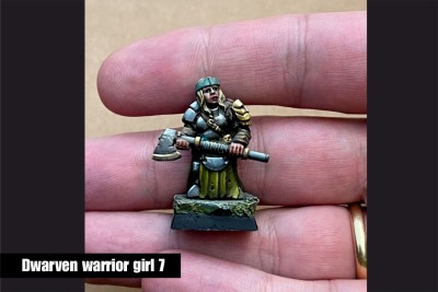 Dwarven warrior girl 7