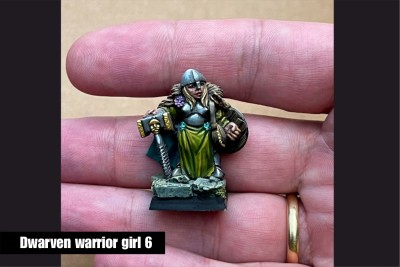 Dwarven warrior girl 6