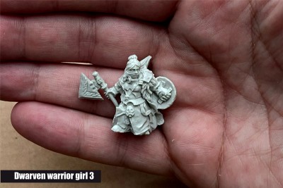 Dwarven warrior girl 3