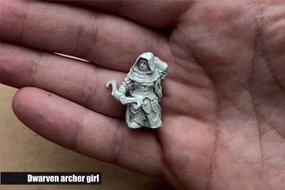Dwarven archer girl