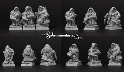 Dwarven Female crossbowmen (3)