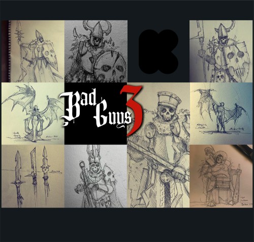Bad Guys 3 - Hand sculpted miniatures by Scibor